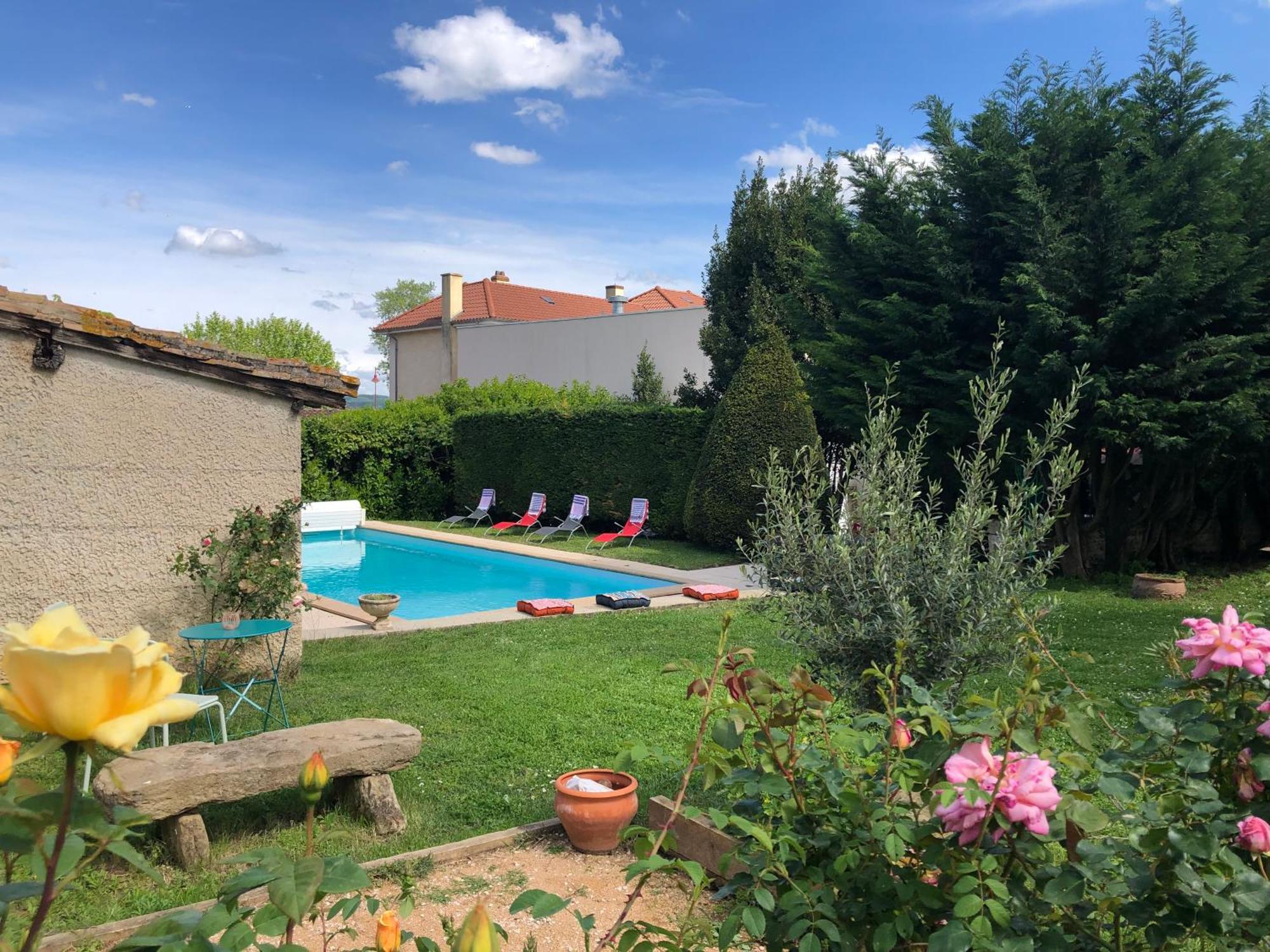 Ferienwohnung Les Loges De Bacchus L'Epicurieux Chonas-lʼAmballan Exterior foto